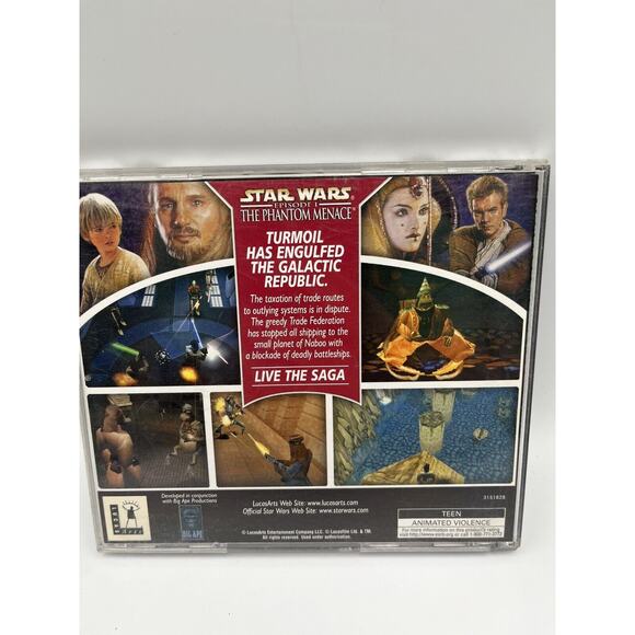 Star Wars: Episode I -- The Phantom Menace (PC, 1999) In Jewel Case - Picture 2 of 3